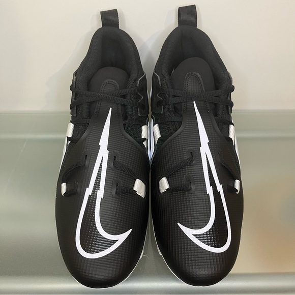 Nike Alpha Menace Pro 3 Mid Football Cleats Mens Black Size 10 New CT6649-001 - Picture 4 of 9